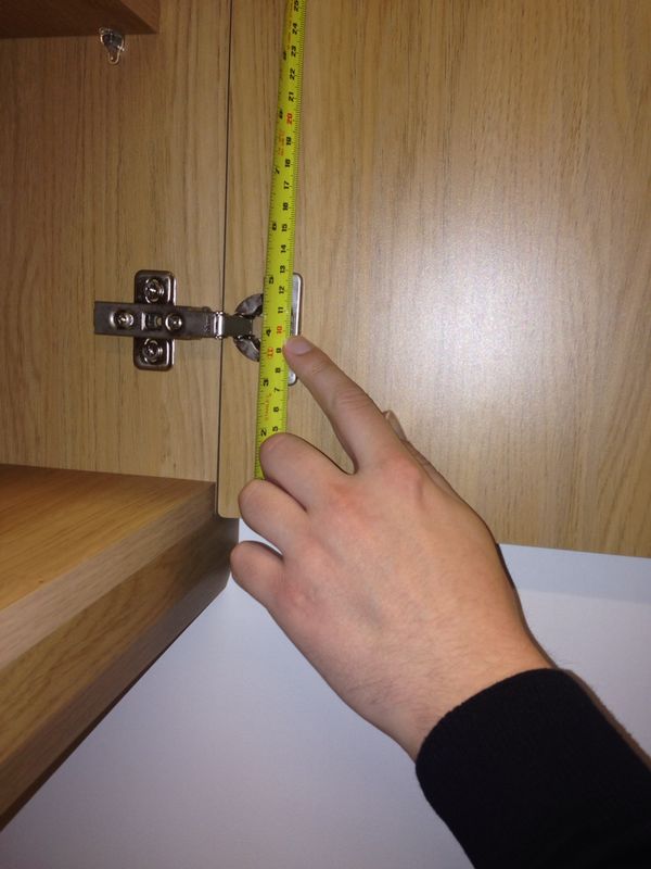 How To Measure Hinges For Kitchen Doors, How Do You Measure A Kitchen Door Hinge