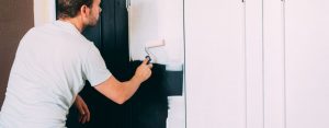 Repainting wardrobe doors