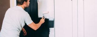 Repainting wardrobe doors