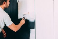 Repainting wardrobe doors